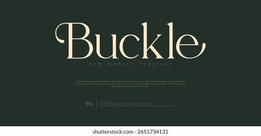 Elegant modern alphabet font logo. Typography abstract minimalist sans serif technology, electronic, digital, music, movie, creative logos fonts.