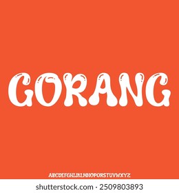 elegant and modern alphabet font vector typeset