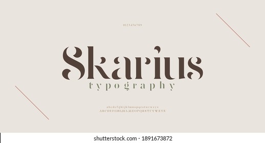 Elegant modern alphabet letters font. Classic Lettering Minimal Fashion Designs. Typography modern serif fonts regular decorative vintage concept. vector illustration