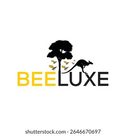 Elegant and modern BeeLuxe logo design symbolizing luxury, nature, and quality. Perfect for premium honey brands, beauty products, and upscale lifestyle businesses.
