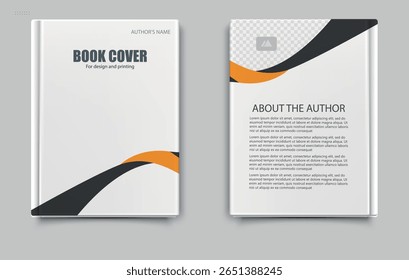 Elegant and modern book cover featuring a minimalist layout with smooth, flowing curved shapes. The clean design and abstract elements make it suitable for fiction, non-fiction, poetry.