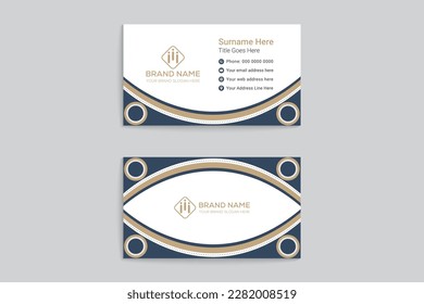 
Elegant and modern business card design