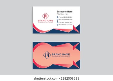 
Elegant and modern business card design