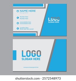 Elegant Modern Business Card Template with 3 Color Variations – Perfect for Professional and Corporate Branding