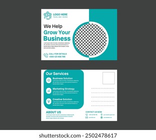 Elegant and Modern Business Postcard Design Collection for Professional Marketing and Branding"