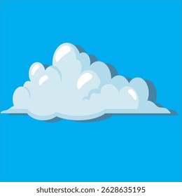 Diseño de nube elegante y moderno en Vector para proyectos digitales y cubiertas