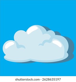 Diseño de nube elegante y moderno en Vector para proyectos digitales y cubiertas