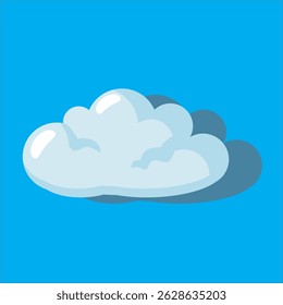 Diseño de nube elegante y moderno en Vector para proyectos digitales y cubiertas