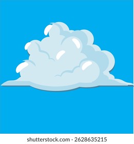 Diseño de nube elegante y moderno en Vector para proyectos digitales y cubiertas