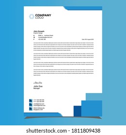 Elegant Modern Creative & Clean Corporate Business Style Letterhead Template