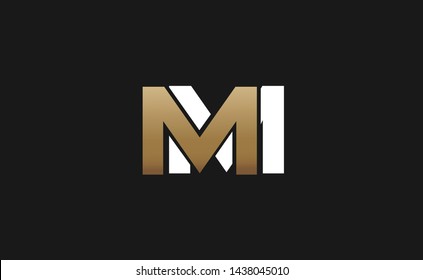 Elegant, modern and creative design with MM letters
