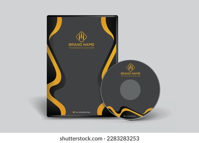 Elegant and modern DVD cover design