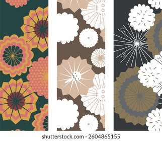 Elegant Modern Floral Seamless Pattern for Textile and Wallpaper

