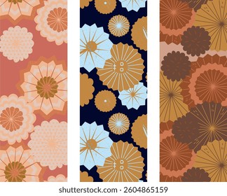 Elegant Modern Floral Seamless Pattern for Textile and Wallpaper

