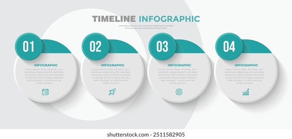 Elegant Modern Infographic for Business Template
