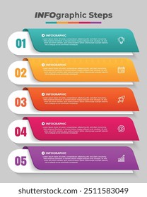 Elegant Modern Infographic for Business Template