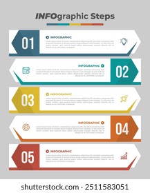 Elegant Modern Infographic for Business Template