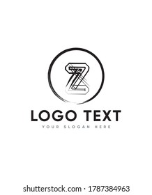 Elegant modern letter type Z logo template, Vector logo for business and company identity 