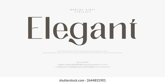 Elegant modern minimal abstract alphabet logo fonts. Typography technology, electronic, movie, digital, music, future, logo creative font.