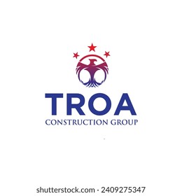 The elegant and modern minimalist eagle logo is suitable for a variety of company needs
