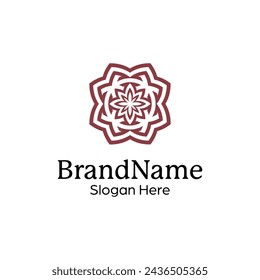 elegant and modern ornamental decorative pattern mandala logo