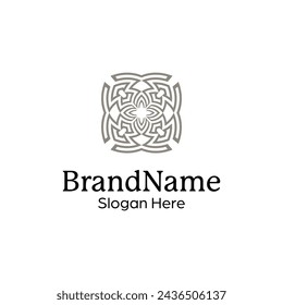 elegant and modern ornamental decorative pattern mandala logo