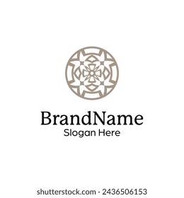 elegant and modern ornamental decorative pattern mandala logo
