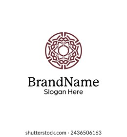 elegant and modern ornamental decorative pattern mandala logo