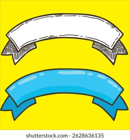 Diseño de cinta elegante y moderno en Vector para proyectos digitales y Anuncios