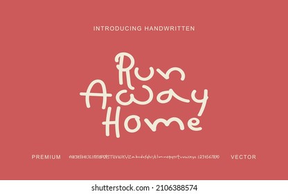 Elegant, Modern, script font, luxury typography fonts logo font premium vector. Premium Vector