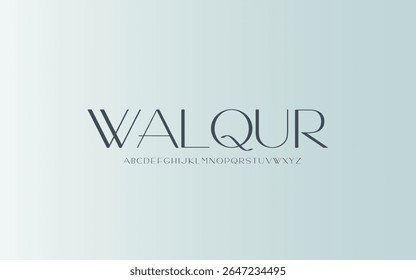 Elegante fonte serif moderna para uso sofisticado de marcas e editoriais
