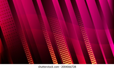 elegant monochrome abstract background. translucent wavy stripes against a background of coral pink textured overlapping oblique stripes. vector
