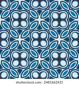 Elegant monochrome art seamless pattern. Art forms are grouped and arranged in a specific order. Vector image for print, textile, packaging, interior design and your other projects.