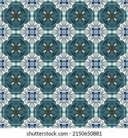 Elegant monochrome seamless pattern. Overlapping art forms, stripes, polygons, segments are grouped and arranged in a certain order. Vector. 