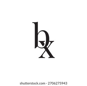 Logotipo de monograma elegante, Classic Serif cartas iniciais design, Vintage luxo tipografia emblema caixa