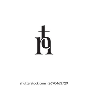 Elegant Monogram Logo Design – Classic Serif Initial Letters for Luxury Brand Identity tn