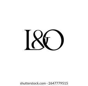 Elegante Monograma Logo Design Minimalista Luxo Inicial Cartas em Serif Fonte LO