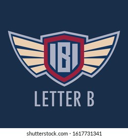 Elegant monogram vector logotype. Premium letter B logo design. Luxury linear creative monogram. Esport Logo.