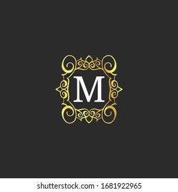 Elegant monograms and frame Design templates for invitations menus labels Wedding  