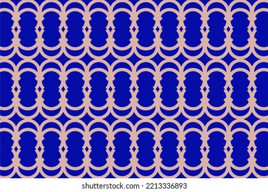 Elegant moon triangle flower pattern for digital or print needs