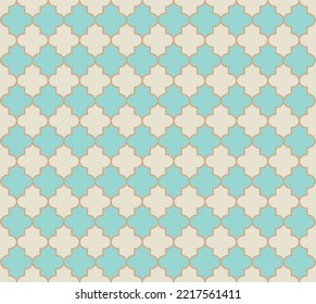 Elegant Moroccan Seamless Pattern. Moroccan Seamless Pattern. Eastern Mubarak Mosaic. Ramadan Kareem Noble Design. Traditional Islamic Lantern Ornament. Mosque Window Motif. 1001 Night Arabesque.