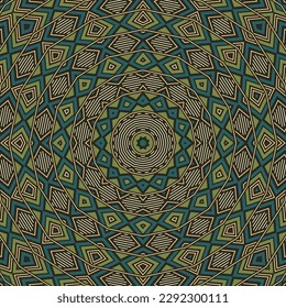 Elegant mosaic endless ornament graphic composition. Cute patchwork print. Colorful geometry pattern. Eastern folk motif. Tiled shapes geometry.