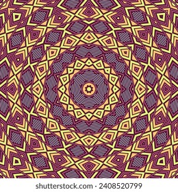 Elegante diseño gráfico de patrones periódicos de mosaico. Motivo moderno de la manta. Mezclar fondo geométrico. Diseño folclórico mallorquín. Plantilla de Boho.