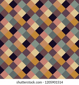 Elegant mosaic seamless pattern. Exquisite colors.