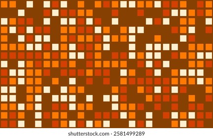 Elegant mosaic tile pattern with vibrant colours. Perfect for textile, decorative covers, or modern graphic design with structured and symmetrical appeal.