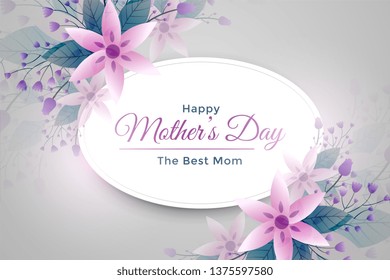 elegant mother's day flower greeting