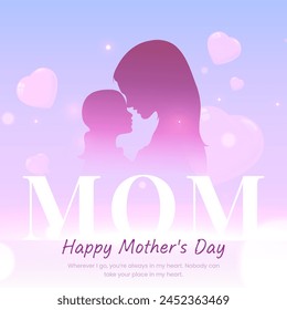 Elegant Mother's Day greeting design template