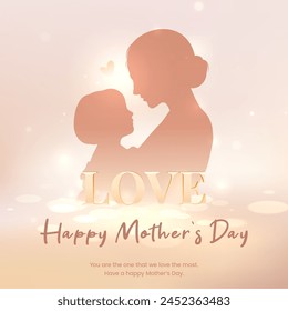 Elegant Mother's Day greeting design template