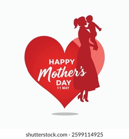 Elegant Mother's Day greeting design template