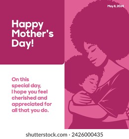 Elegant Mother's Day Greeting poster design